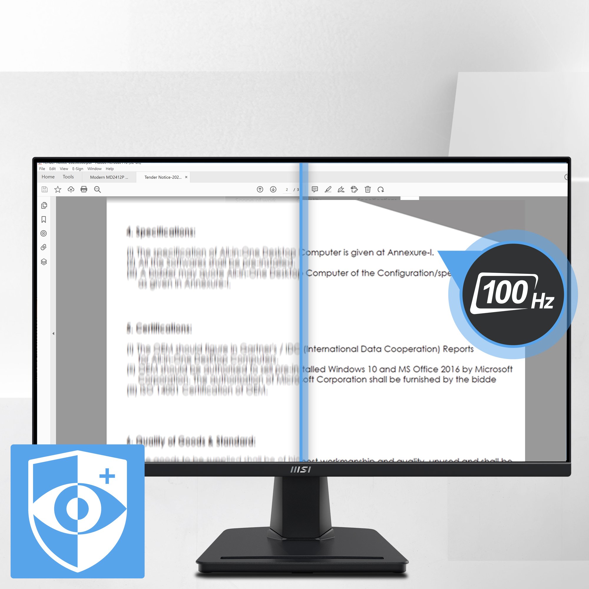 MSI PRO MP275Q Computer Monitor